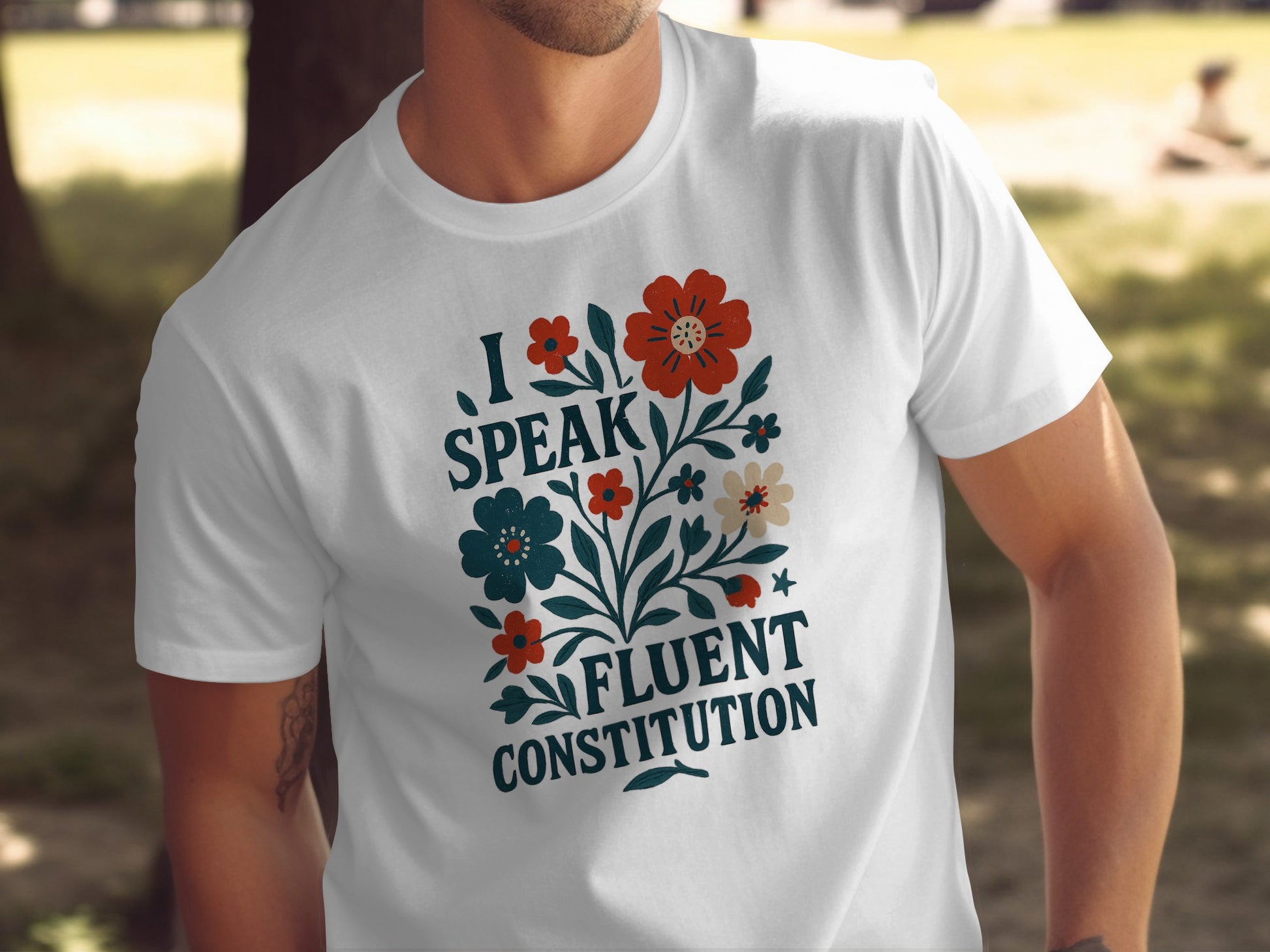 I Speak Fluent Constitution Graphic T-shirt product type