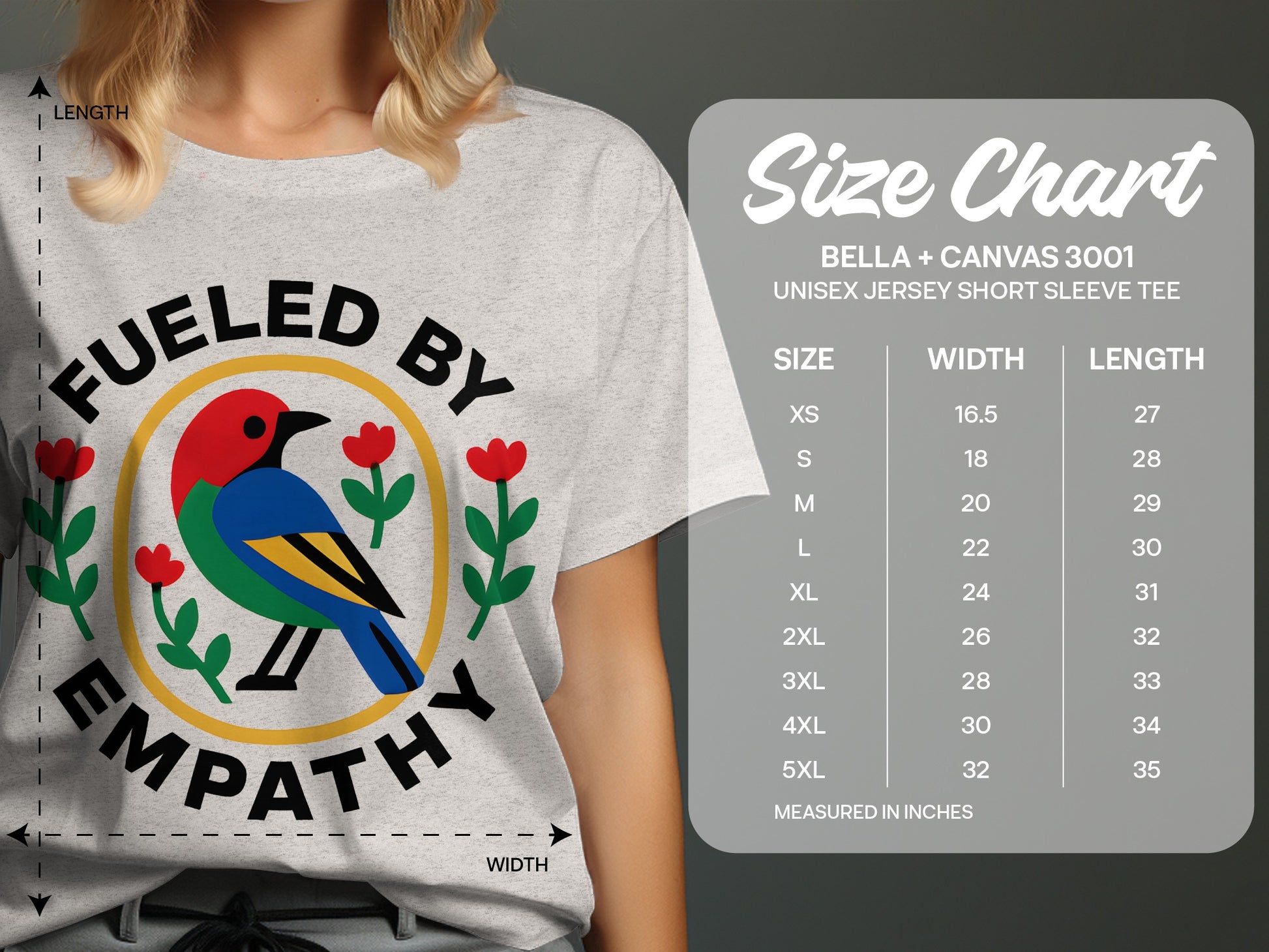 Fueled by Empathy Unisex Jersey Short Sleeve Tee product