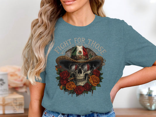 Fight For Those Without Your Back T-shirt product
