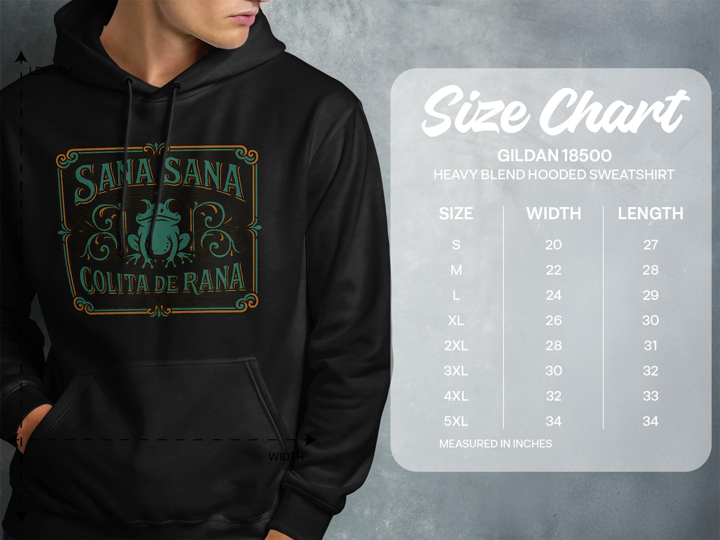 Sana Sana Colita De Rana Heavy Blend Hooded Sweatshirt product type