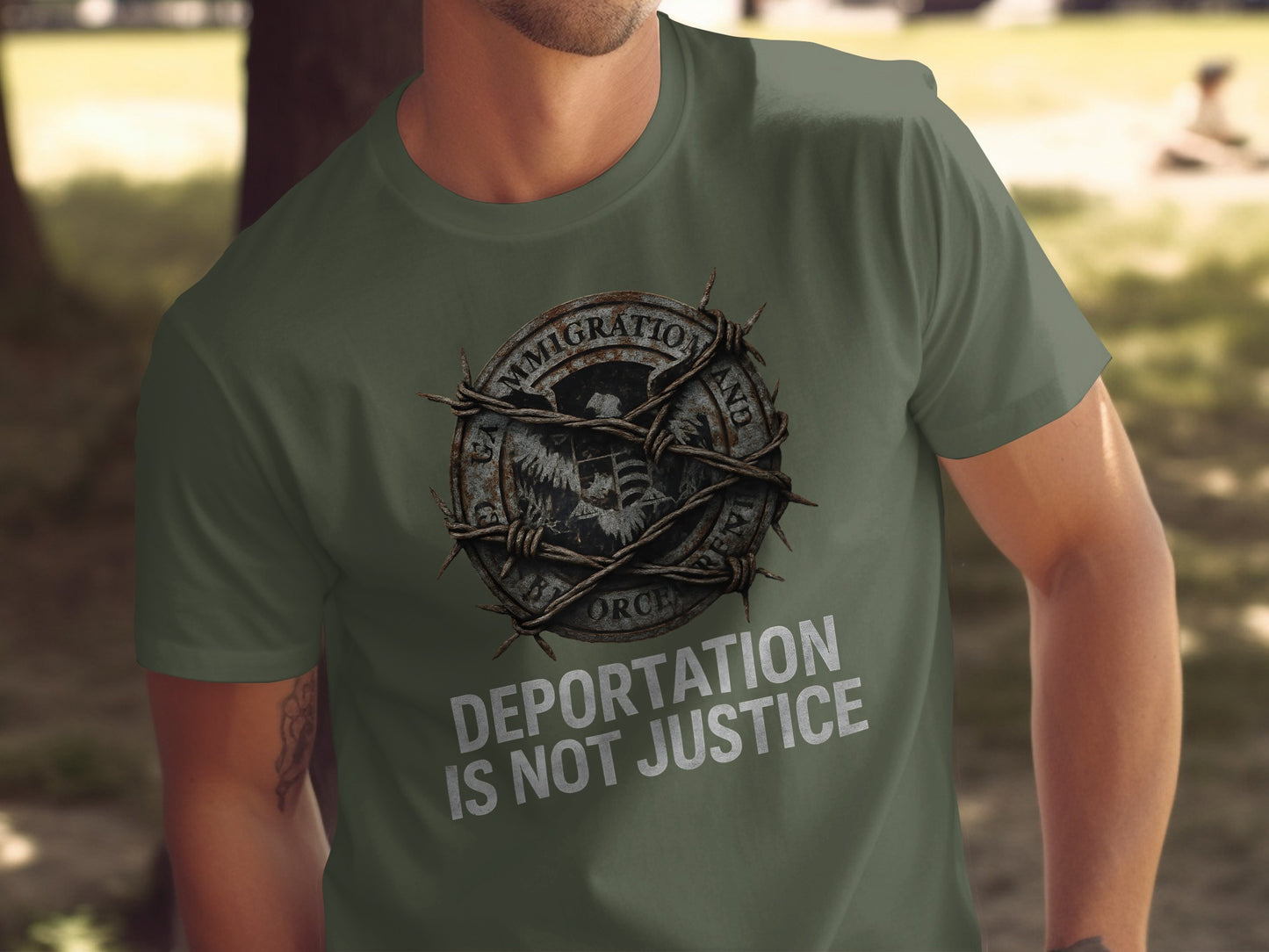 Deportation Is Not Justice Graphic T-shirt product