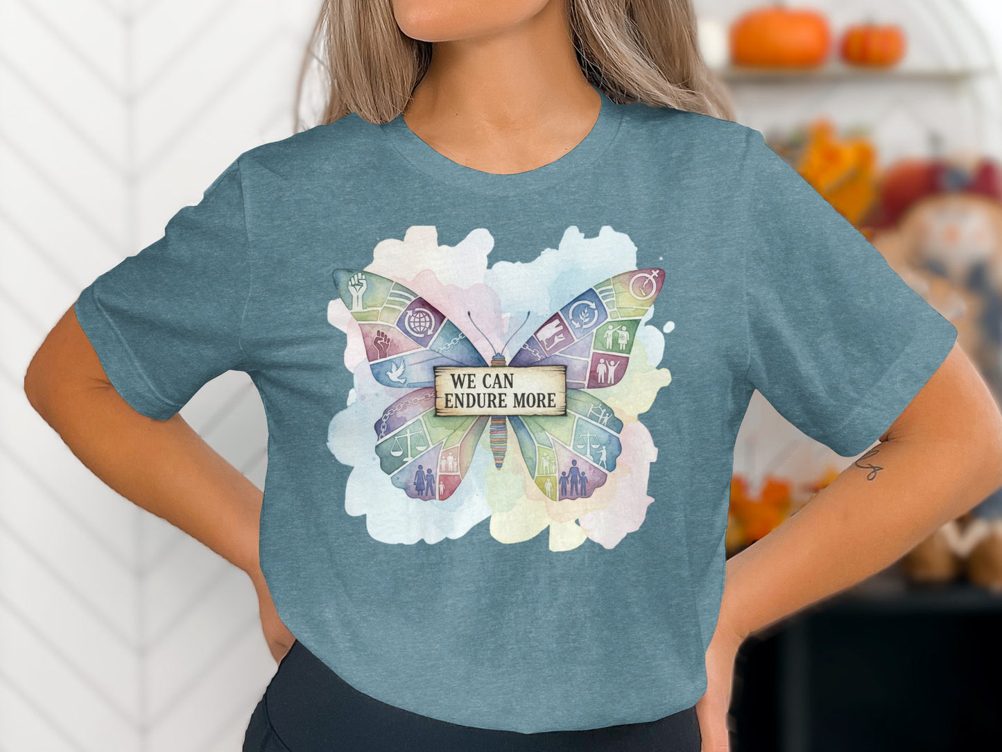 We Can Endure More Colorful Butterfly T-shirt product