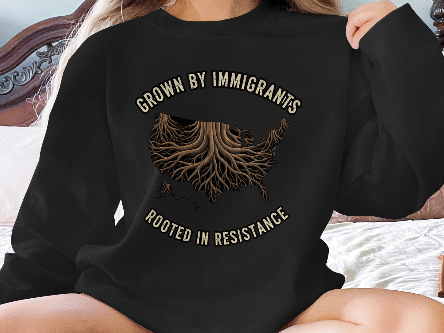 Grown by Immigrants Rooted in Resistance shirt
