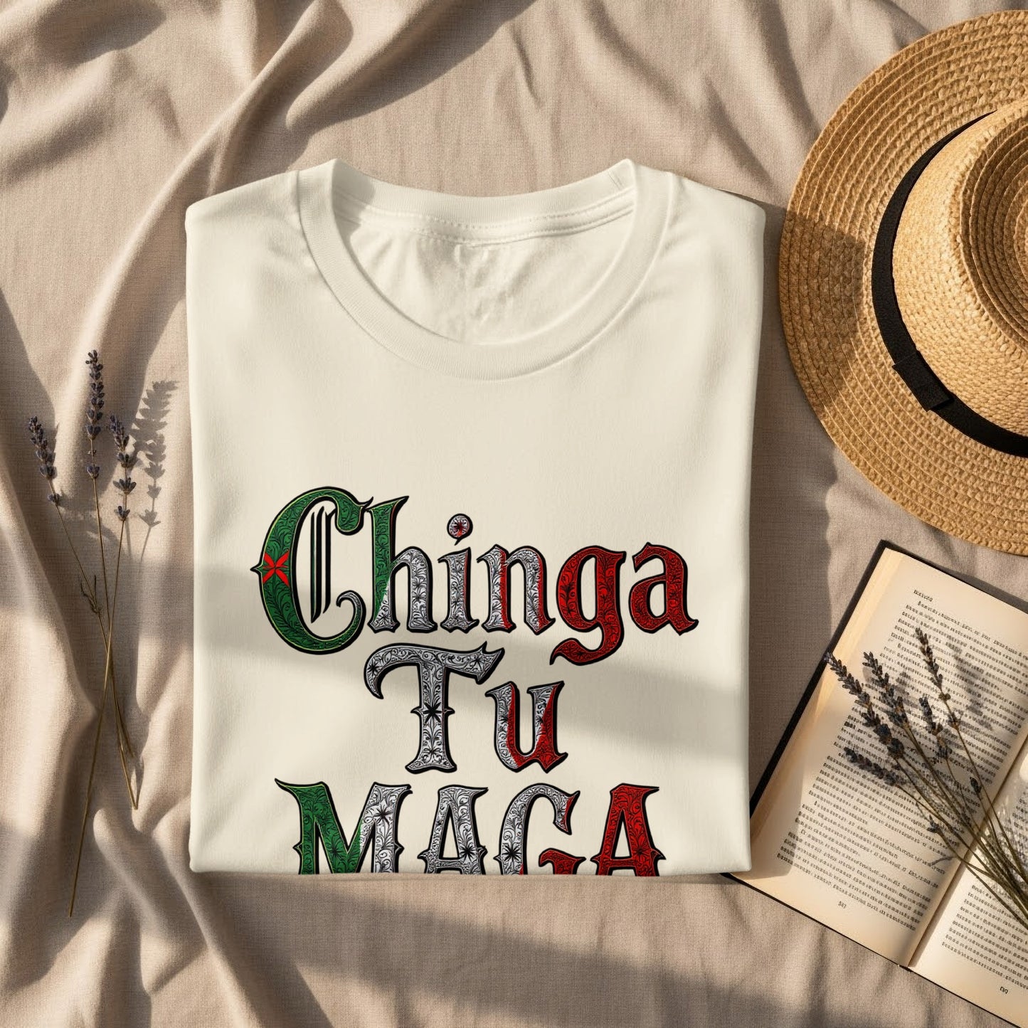 Chinga Tu Maga Stylish Graphic Tee shirt product