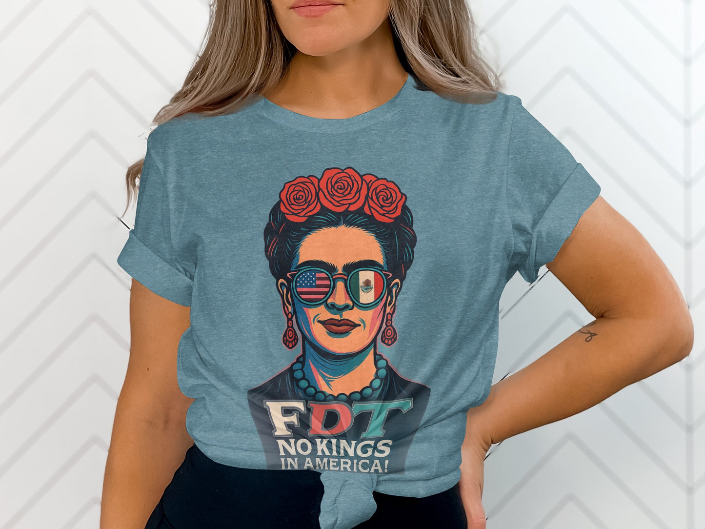 FDT No Kings In America Graphic Printed T-shirt product type