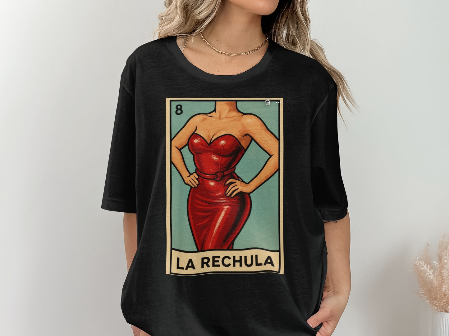 Stylish La Rechula Graphic Black T-shirt product type