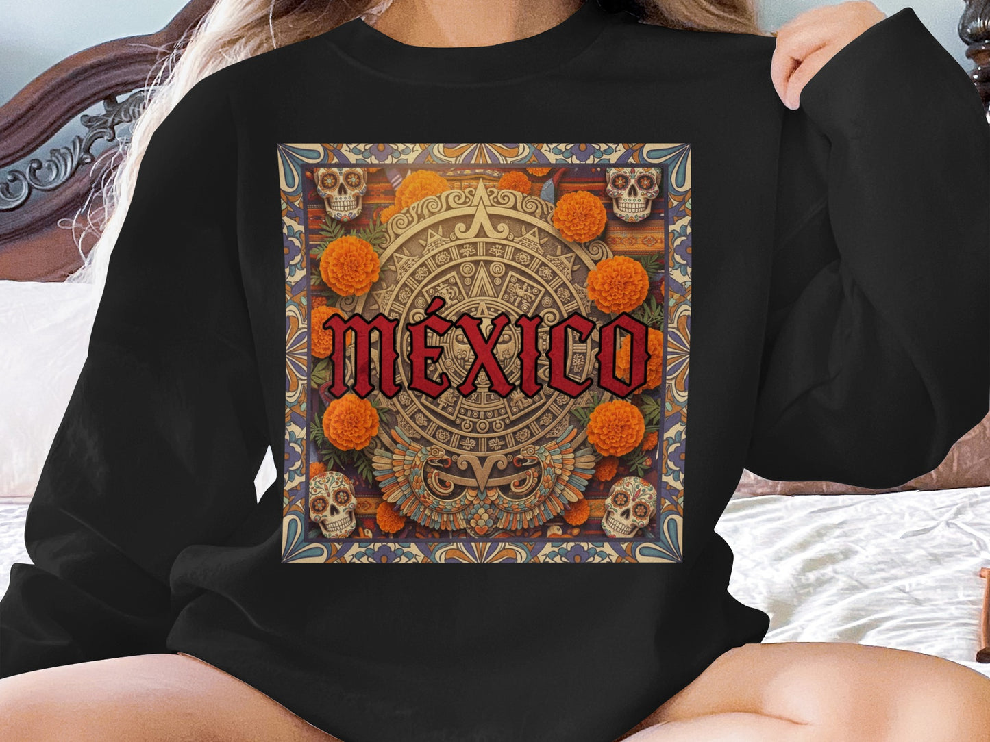 Vibrant México Inspired Artistic Sweatshirt product