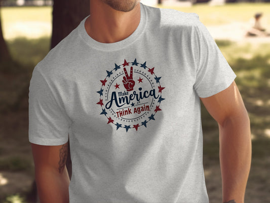 Make America Think Again Graphic T-shirt product type