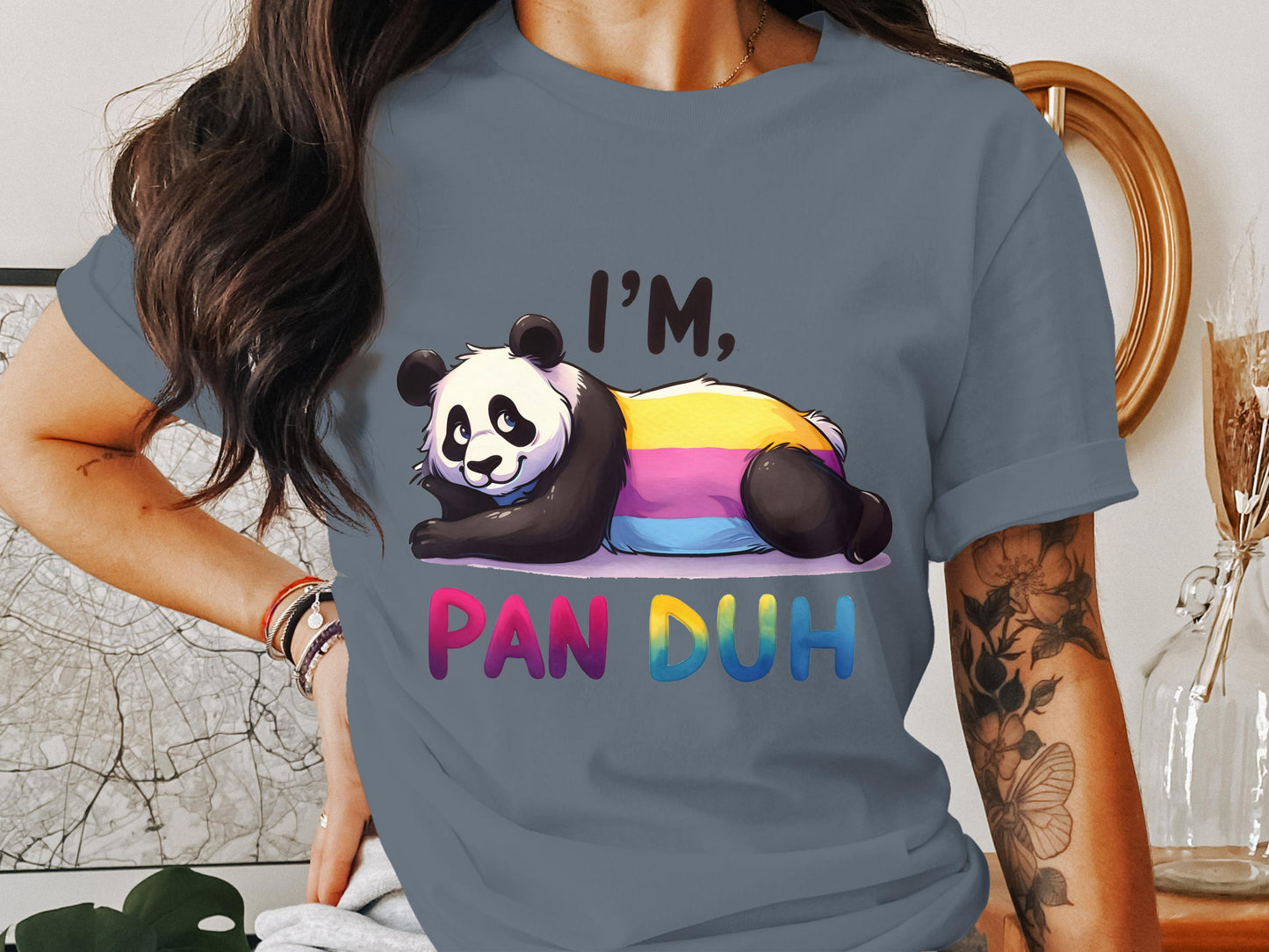 I'm Pan Duh Panda Graphic T-Shirt product type