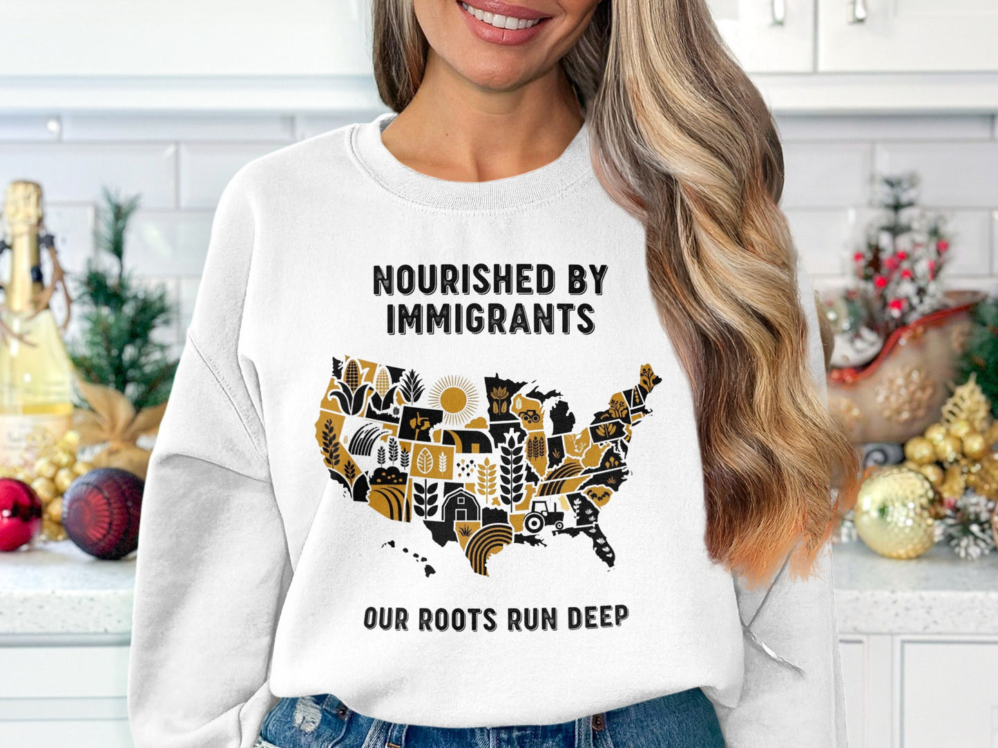 Nourished By Immigrants Our Roots Run Deep product type