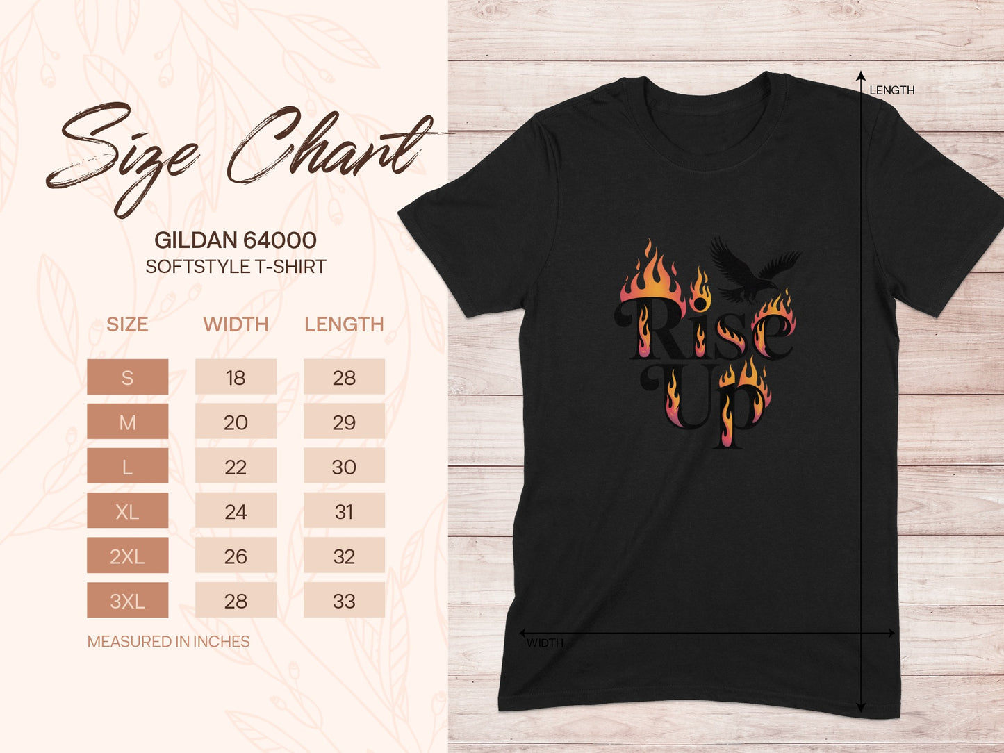 Rise Up Design Graphic Tee Shirt product type