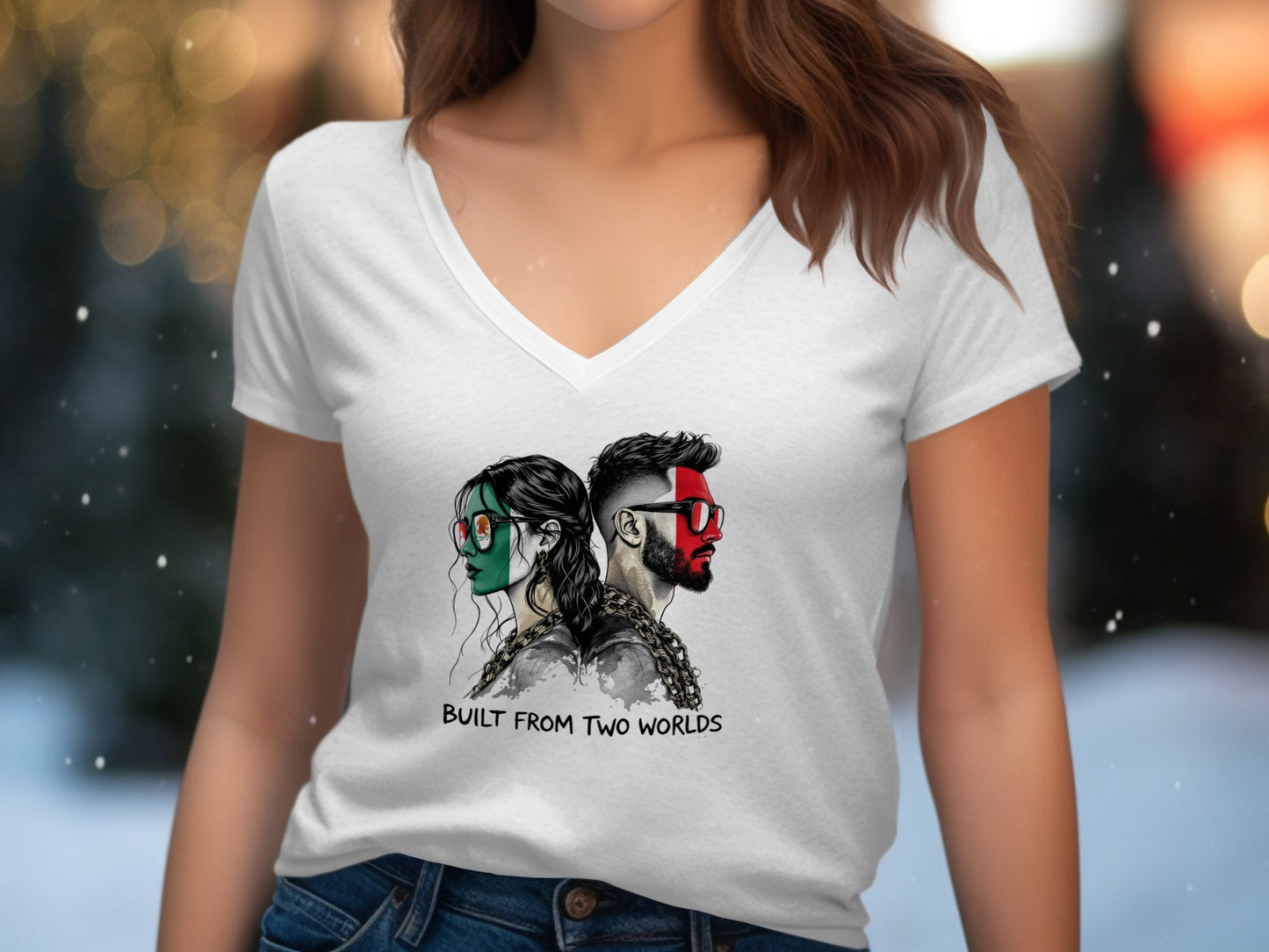 Built From Two Worlds Graphic T-shirt product type