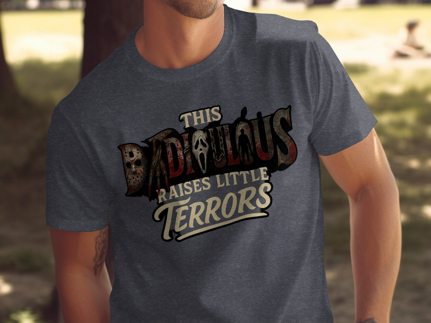 This Dad Loves to Raise Little Terrors Shirt product