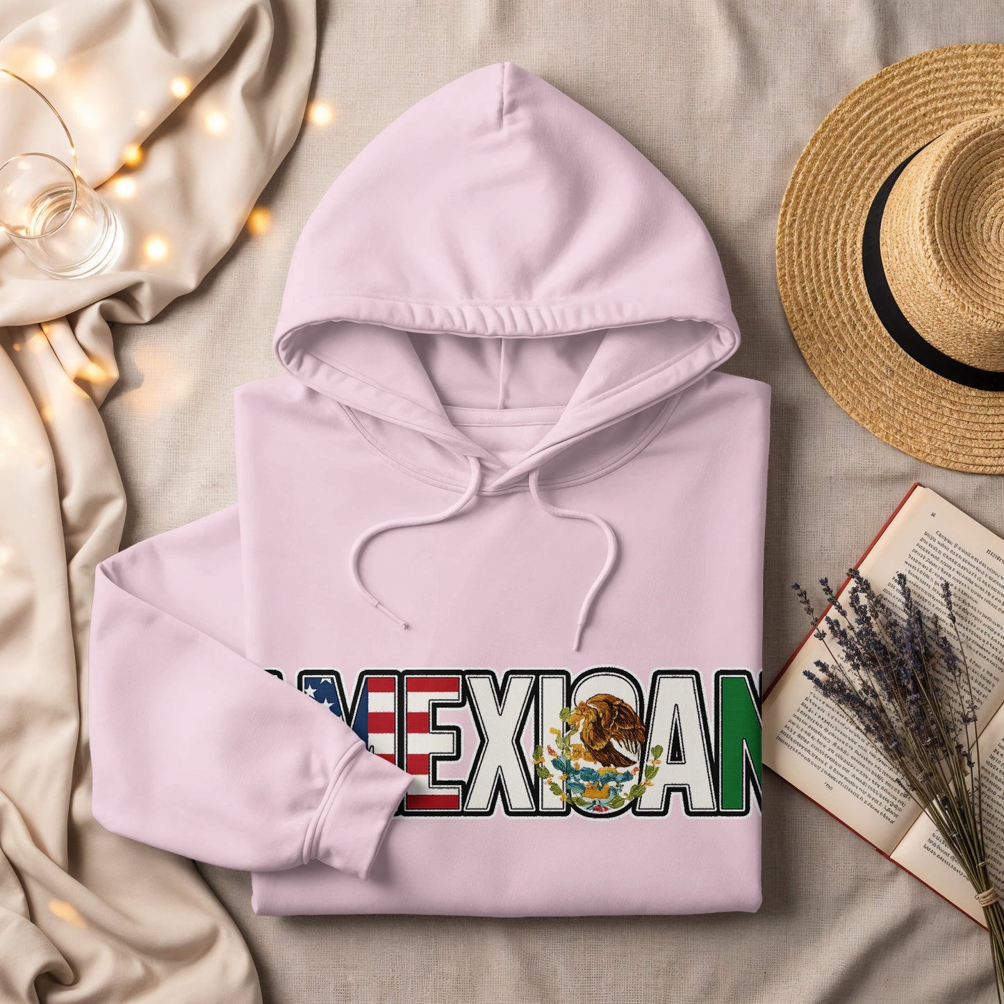 Vivid Mexican Flag Inspired Hoodie Perfect Cozy Product Type