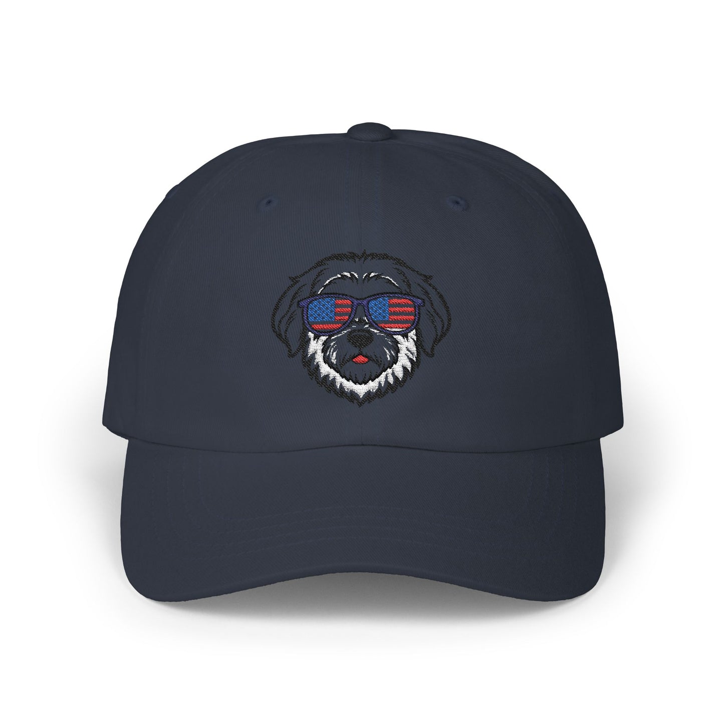 Patriotic Dog Dad Cap - Adjustable Classic Hat for Pet Lovers