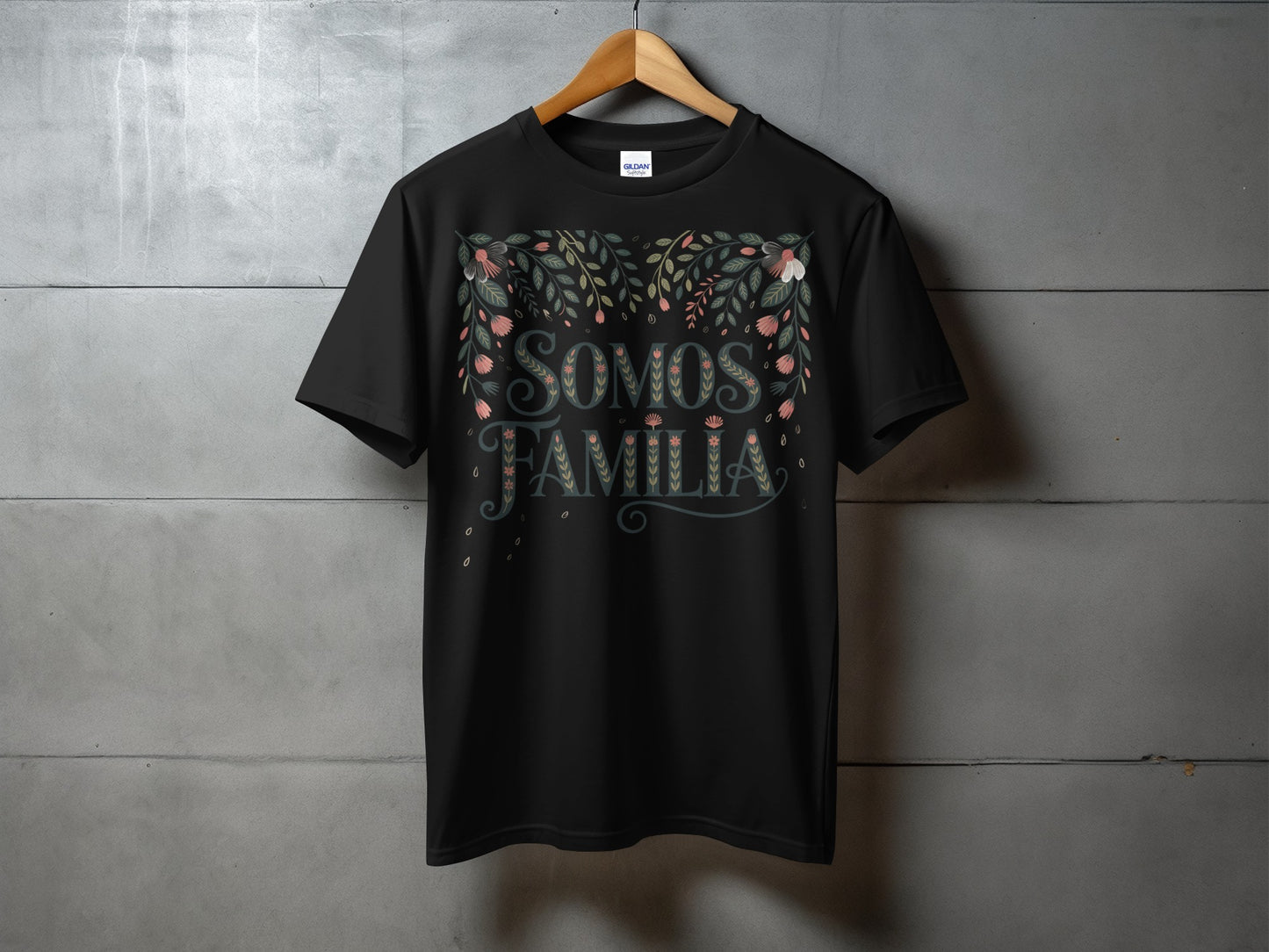 Somos Familia Graphic Tee Black T-shirt product type