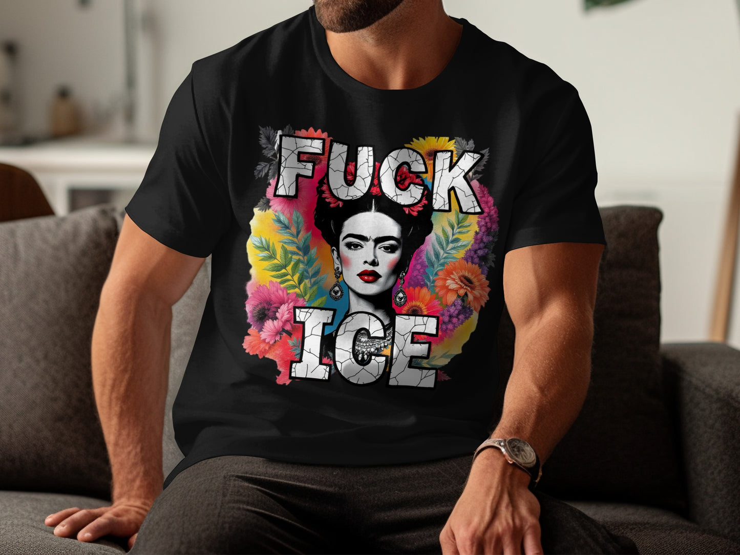 Fuck Ice Graphic Design Statement T-Shirt product type