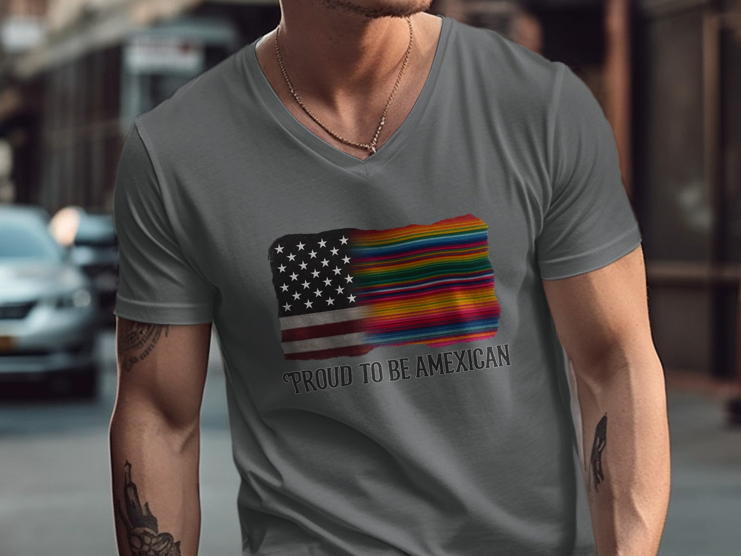 Proud to Be Amexican Graphic Men's T-Shirt product type