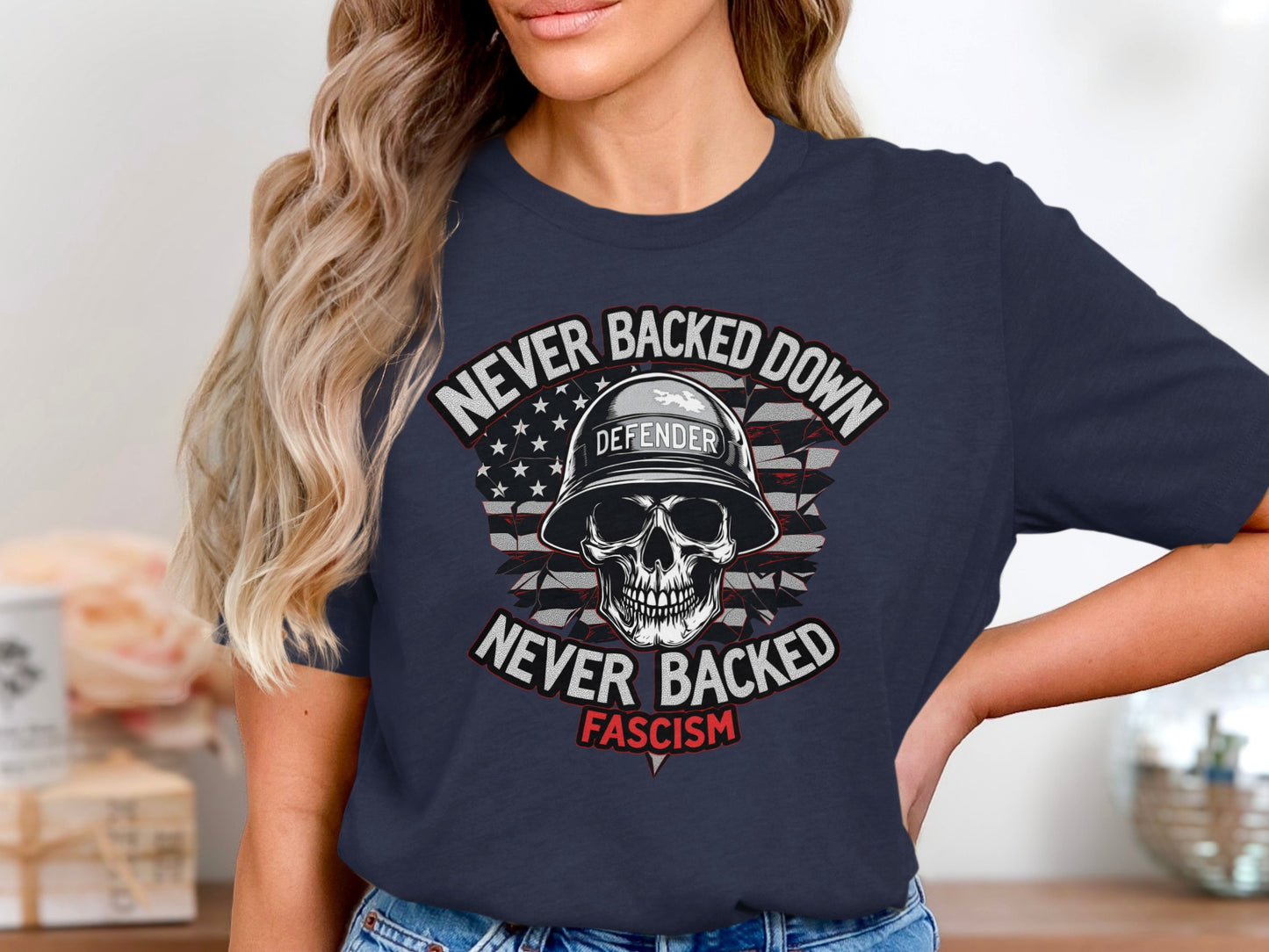 Never Backed Down Never Backed Fascism product