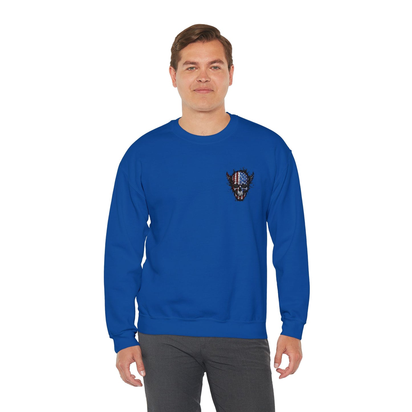 Artistic Graphic Crewneck Sweatshirt - Bold Design for Creative Souls