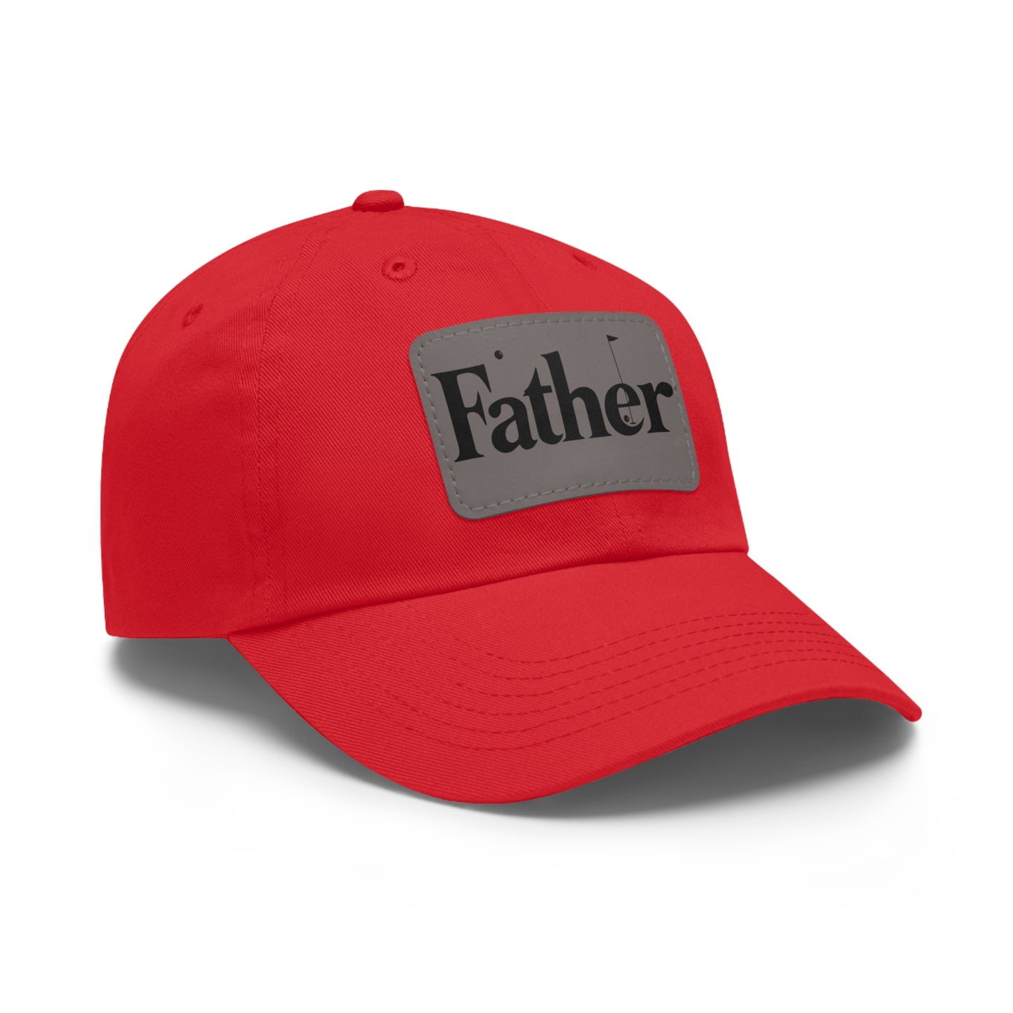 Stylish Father Dad Hat with Leather Patch - Perfect Gift for Dads