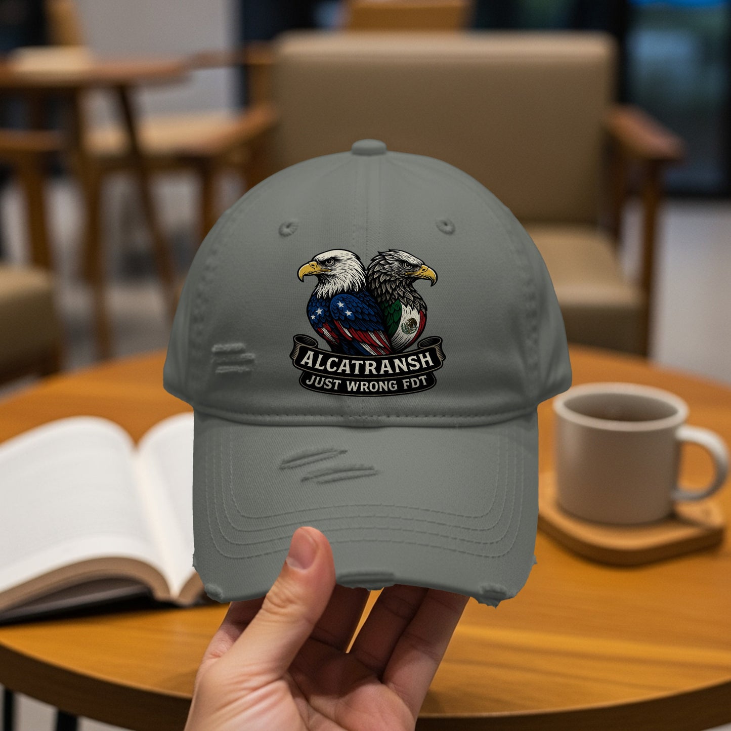 Alcatransh Just Wrong FDT Embroidered Cap product type