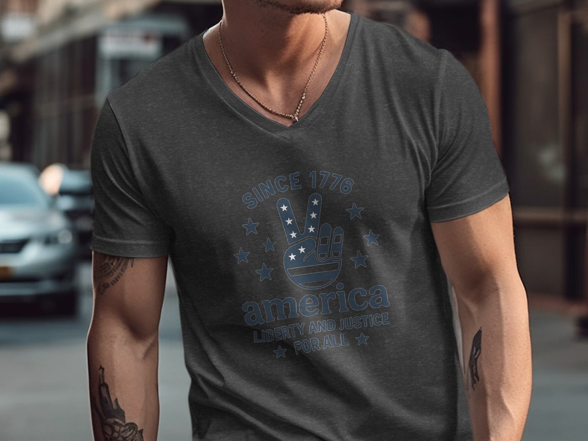 America Liberty and Justice For All T-Shirt product type