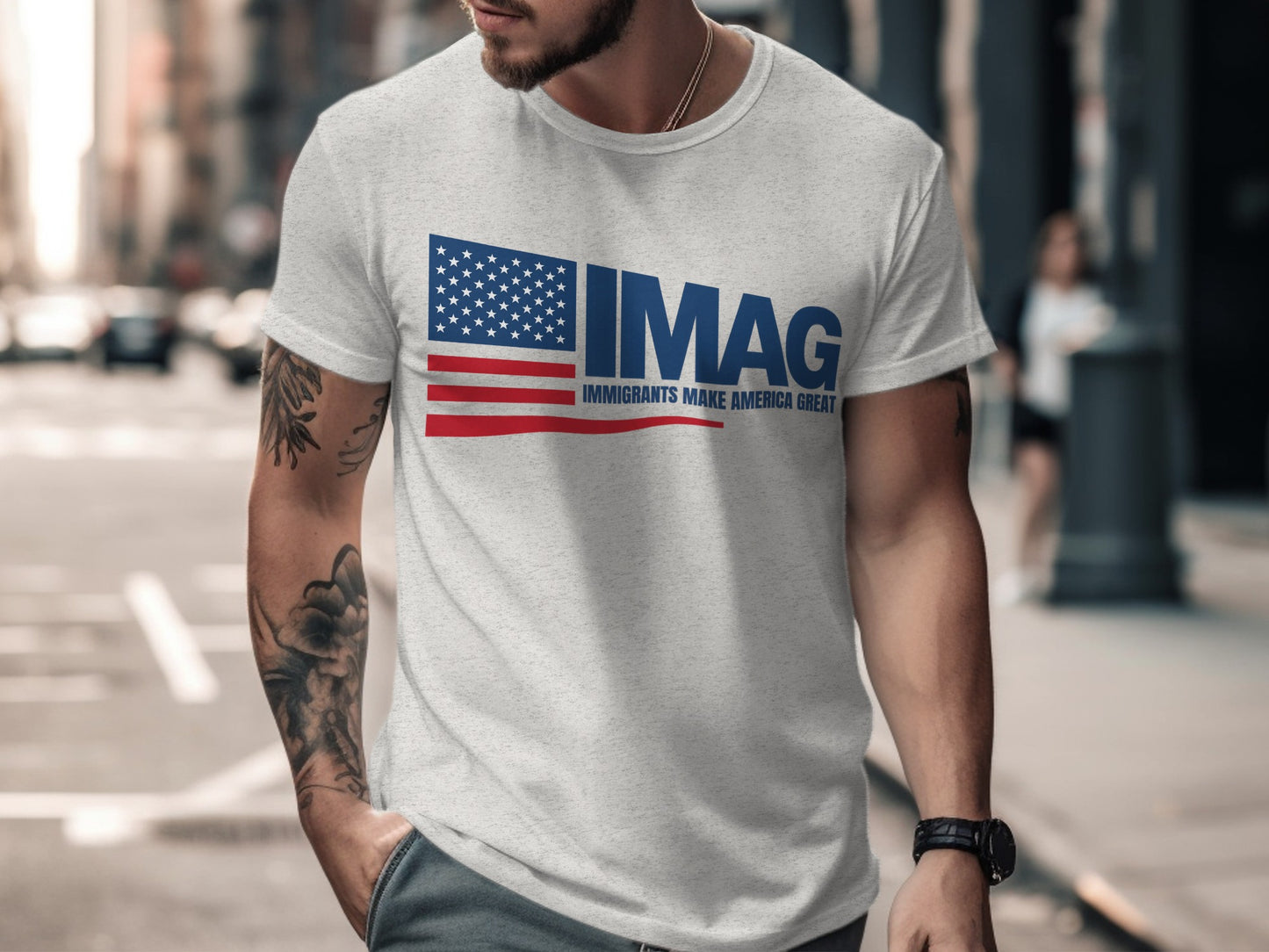 Immigrants Make America Great IMAG T-shirt product