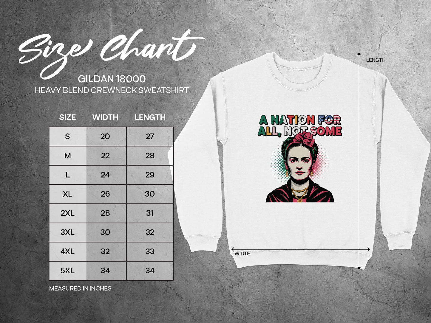 A Nation For All Not Some Printed Sweatshirt product type
