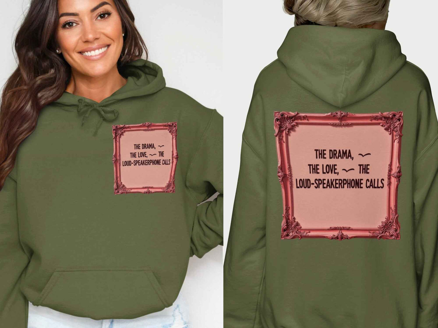 Mom Shirts: Drama Love Loud - Motherful Hoodies for Moms