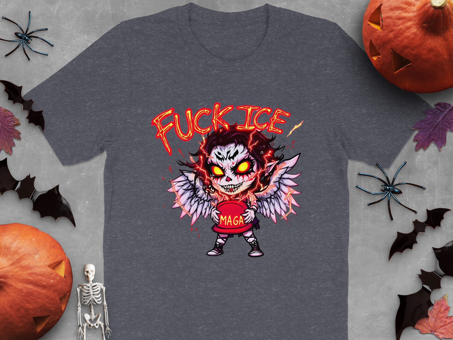 Halloween Horror Skull Graphic T-Shirt product