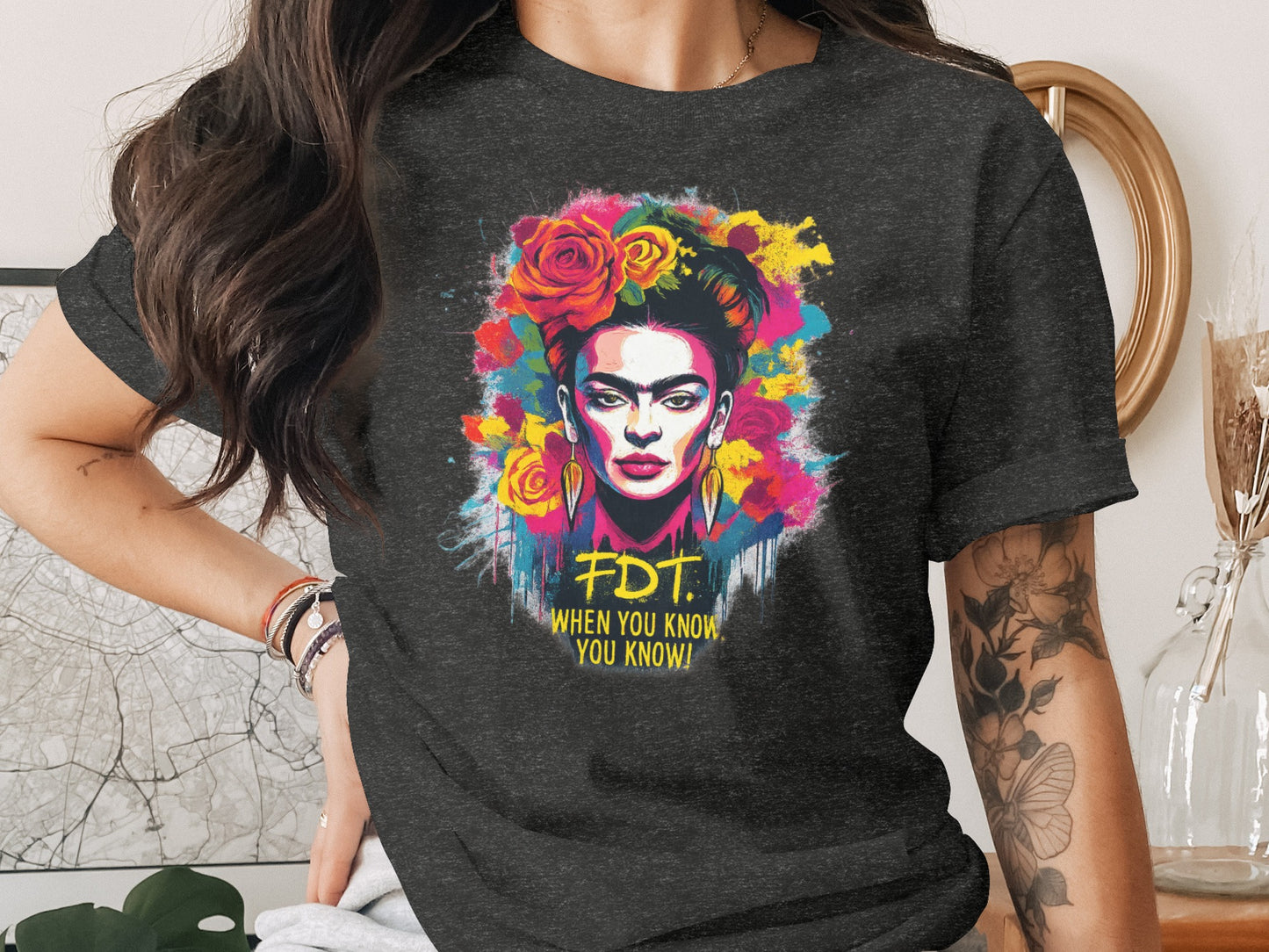 Colorful Artistic Portrait Design T-shirt product