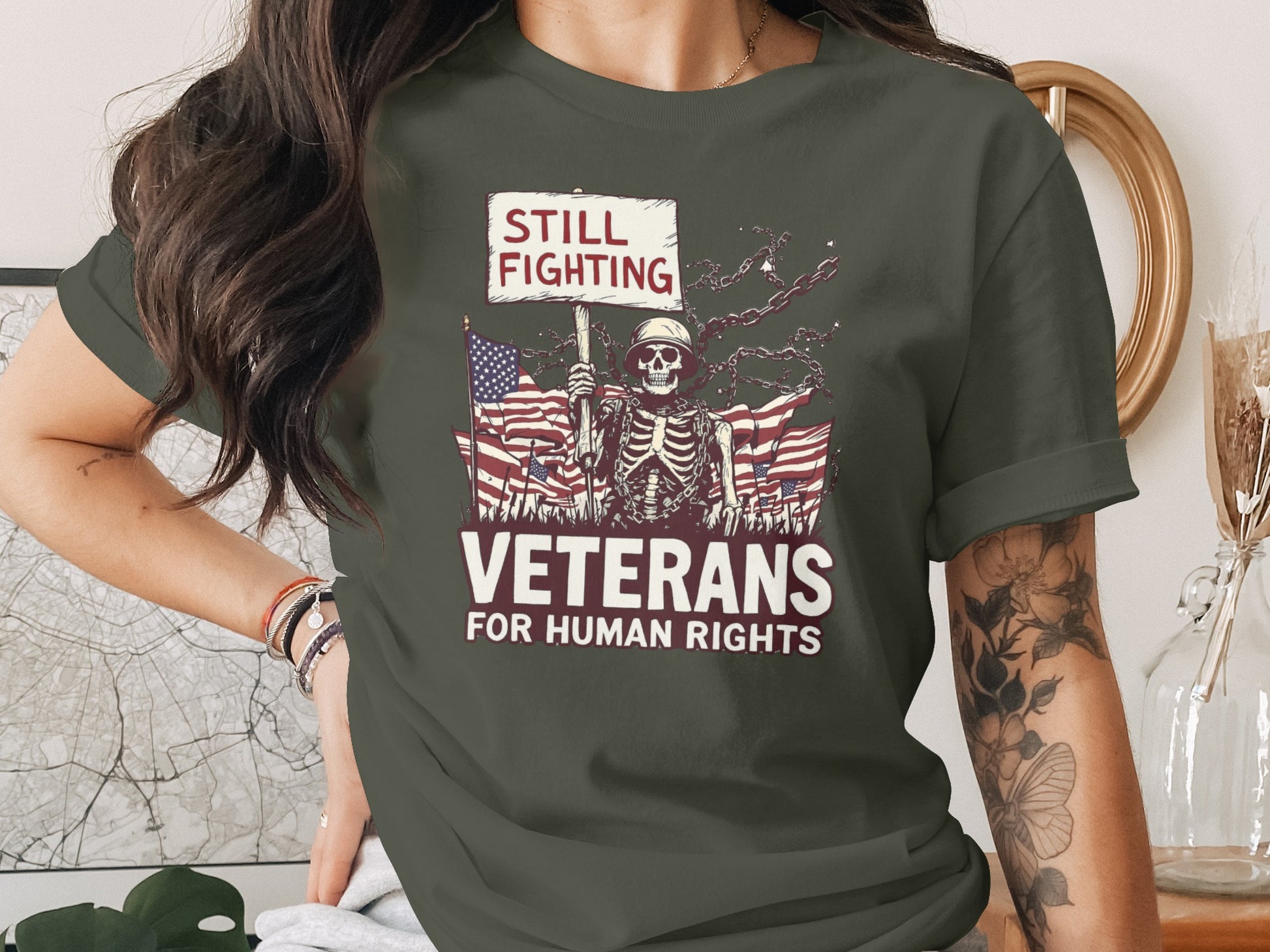 Still Fighting Veterans For Human Rights T-shirt