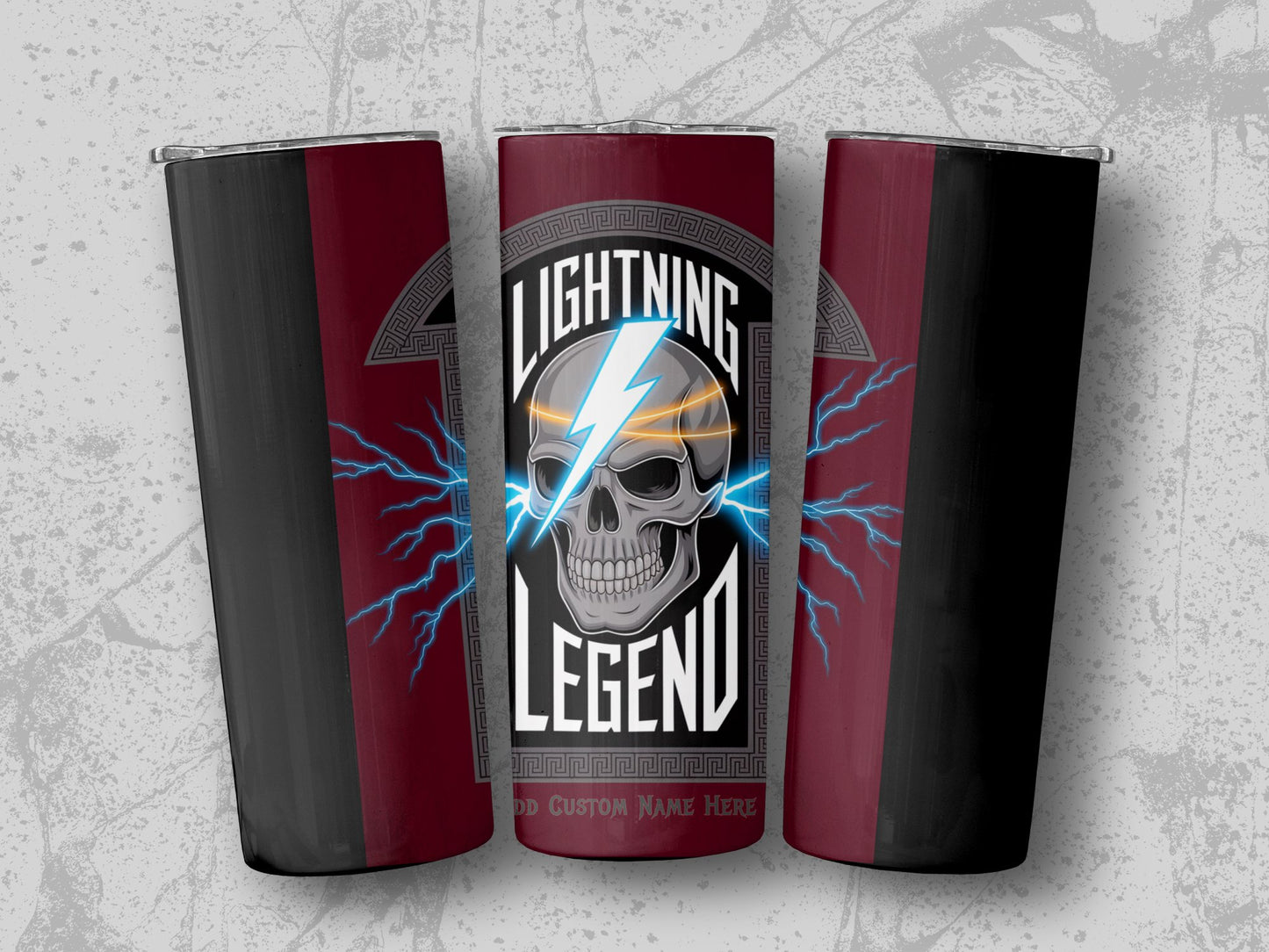 Lightning Legend Skull Branded High Quality Tumbler product type