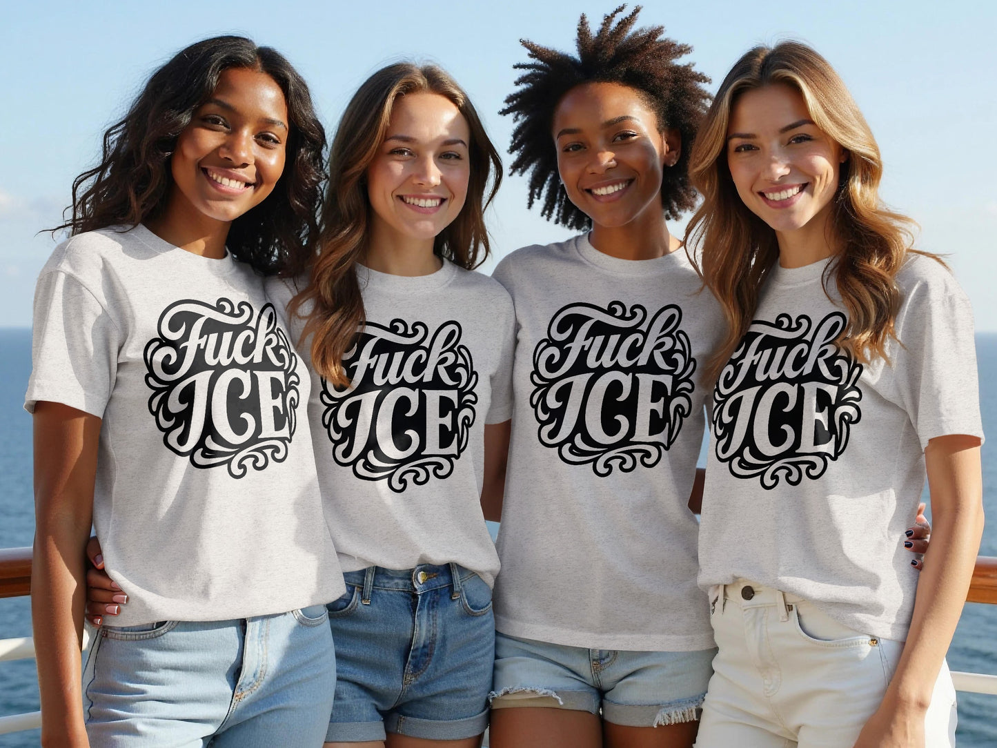Fuck ICE Graphic Statement Shirt product type