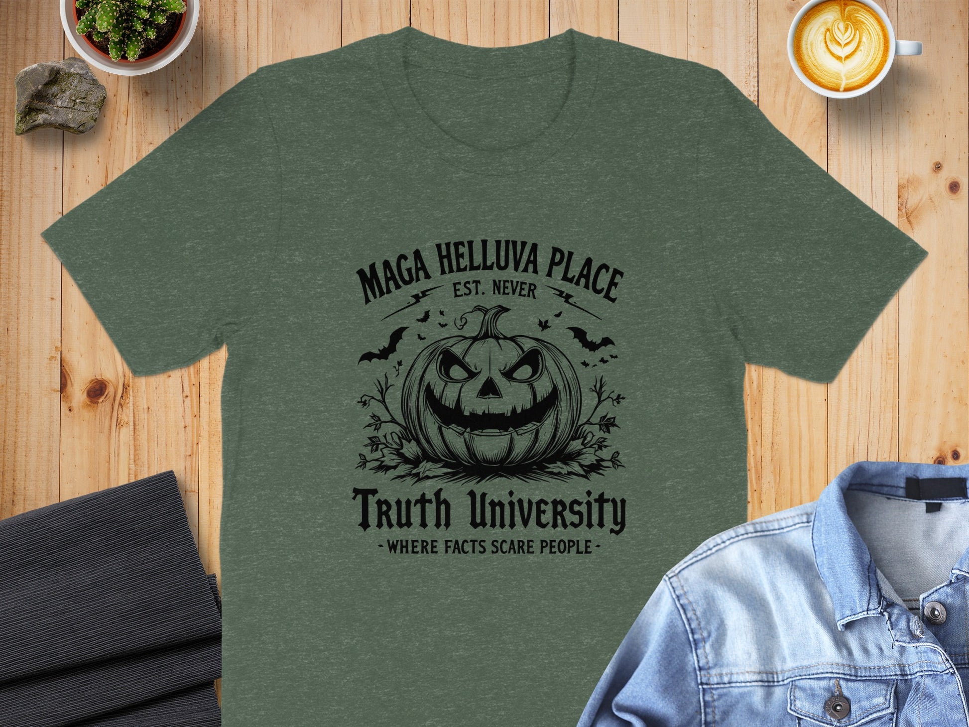 Truth University Halloween Pumpkin Graphic T-Shirt product