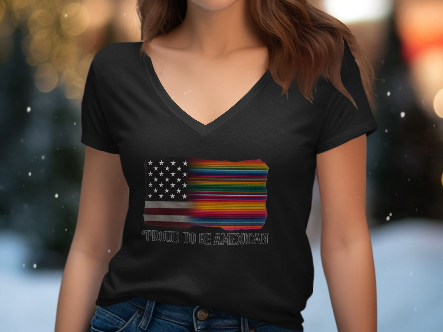 Proud to Be American V-Neck T-Shirt product type