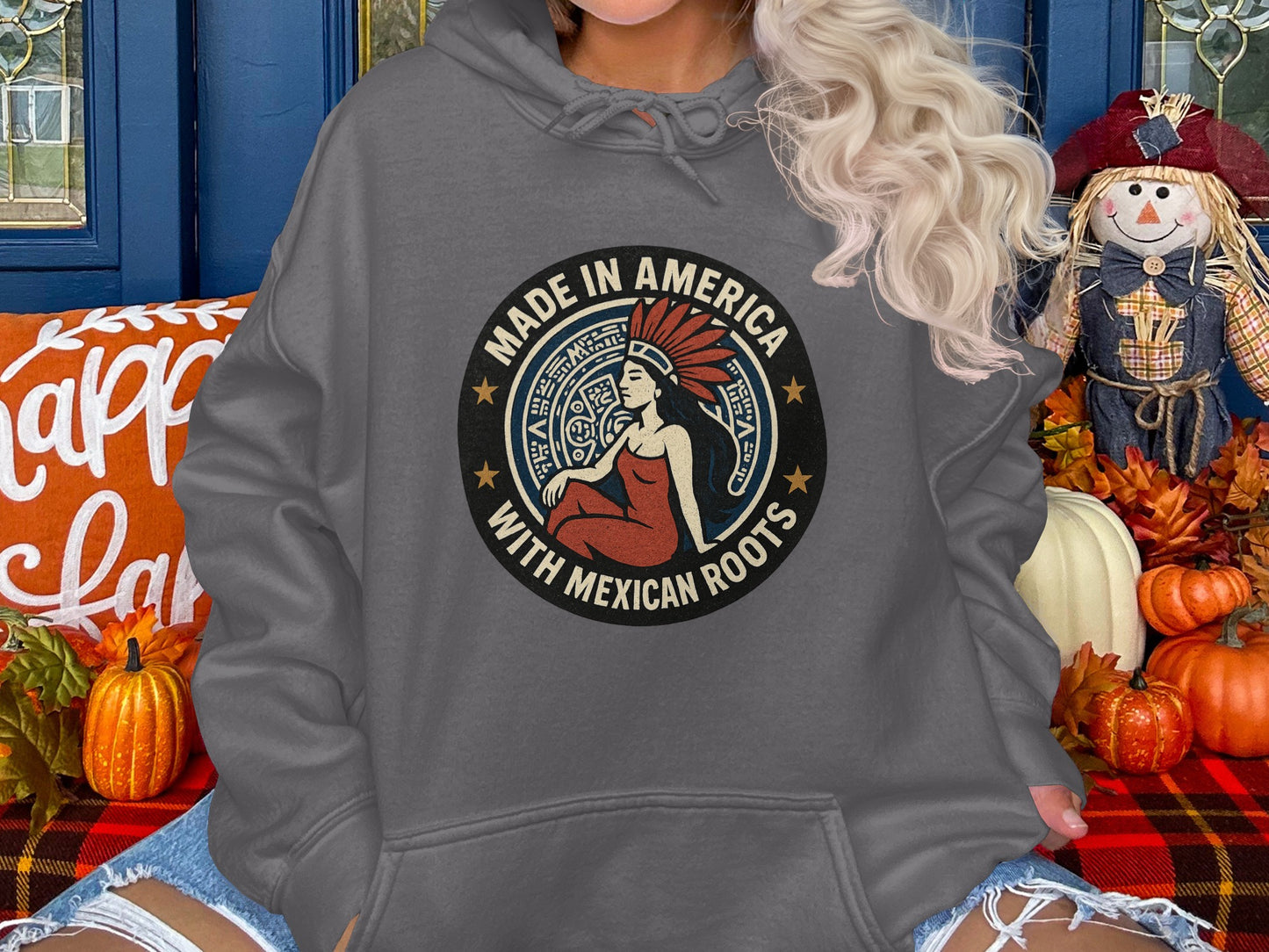 Made in America With Mexican Roots Hoodie product type