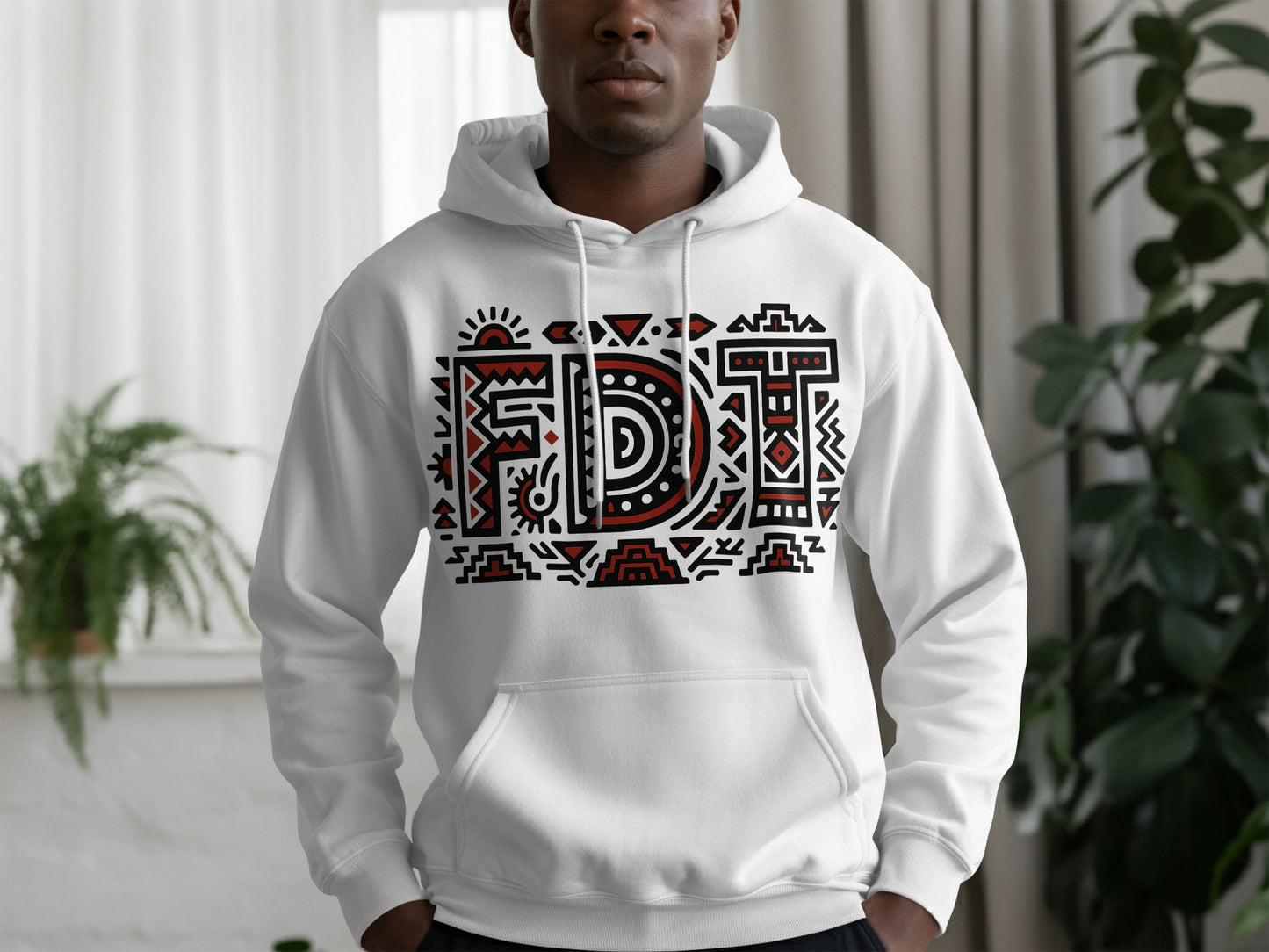Bold Geometric Design FDT Hoodie product