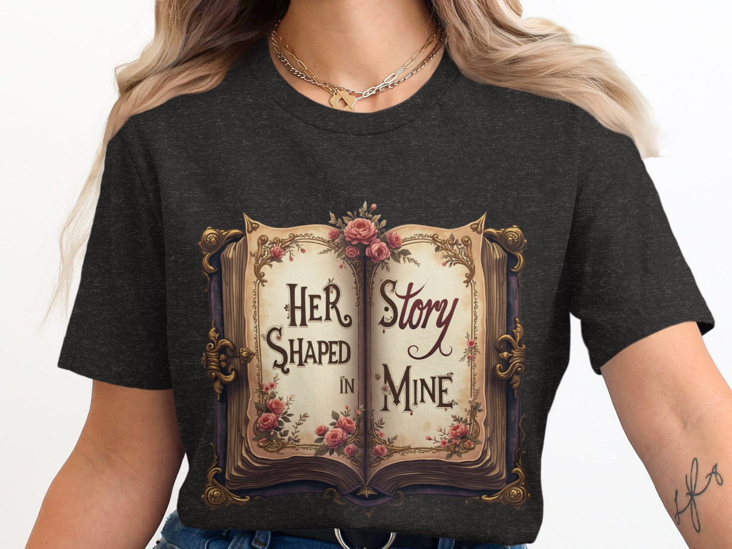 Her Shaped Story in Mine Graphic T-Shirt product
