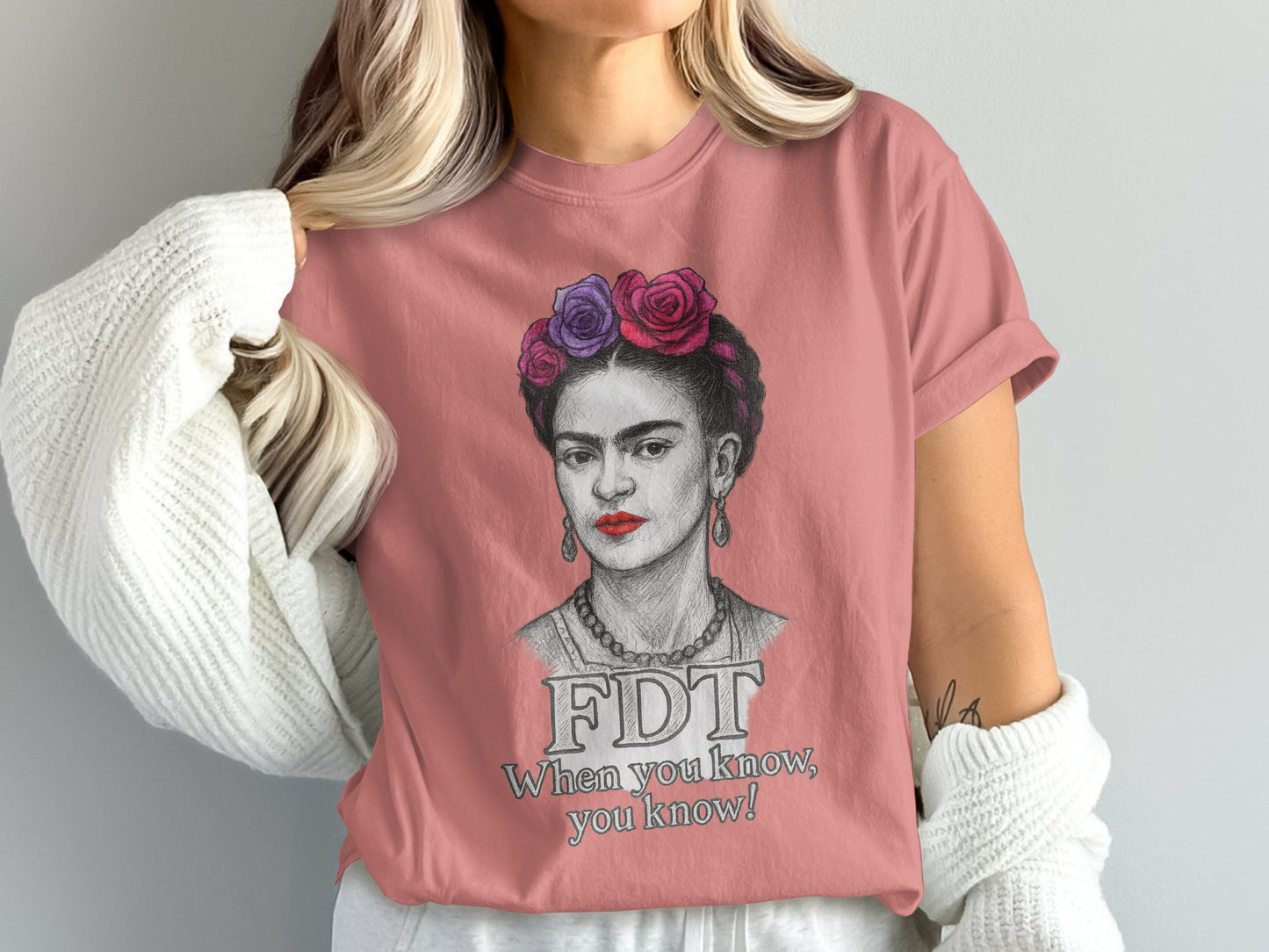 FDT When you know you know printed T-shirt product
