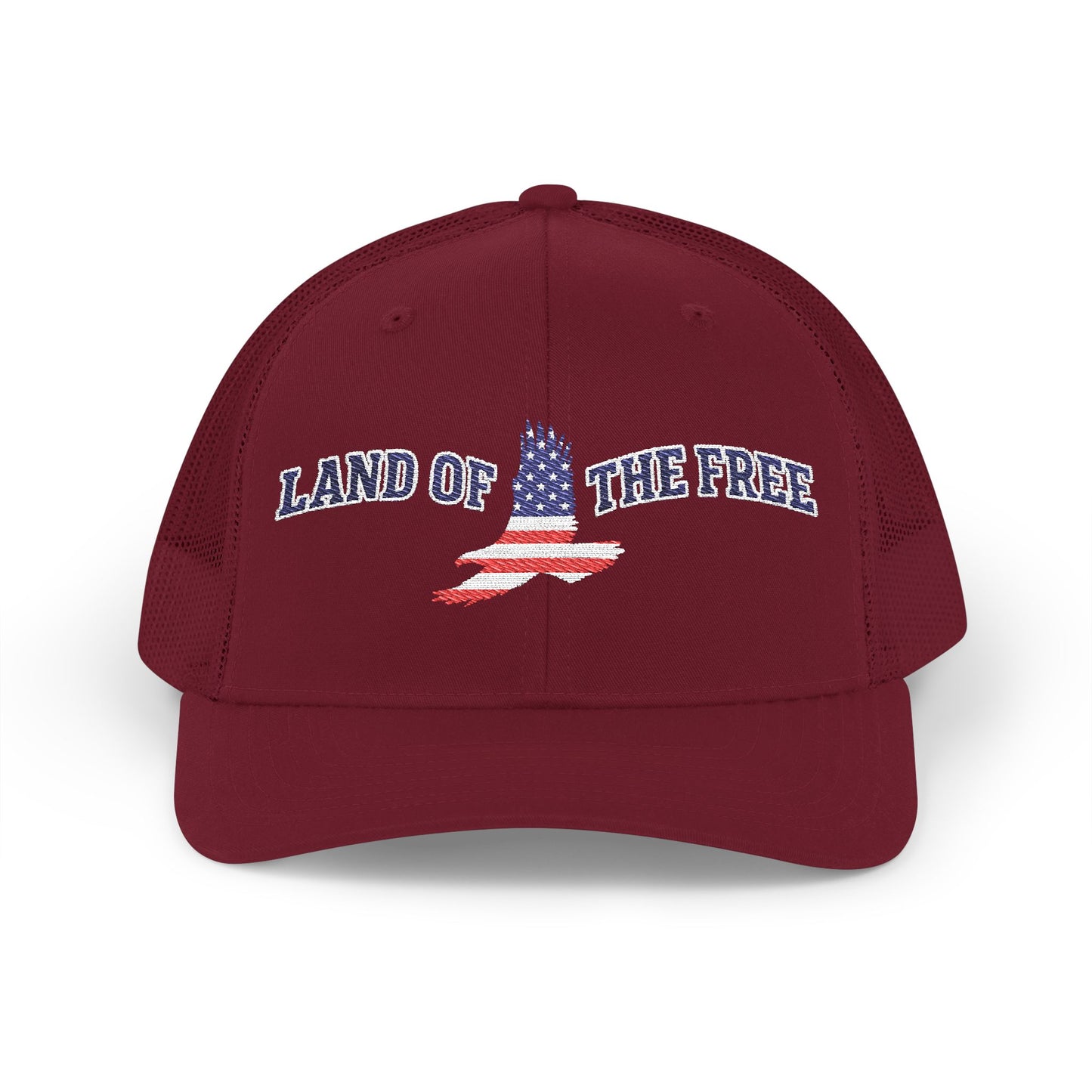 4th of JULY Patriotic Snapback Trucker Cap, Land of the Free Hat, Embroidered Cap for Independence Day, Casual Wear, Outdoor Activities
