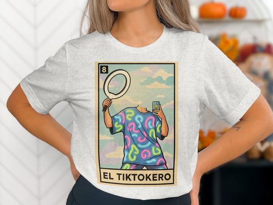 El TikTokero Artistic Graphic Printed T-shirt product