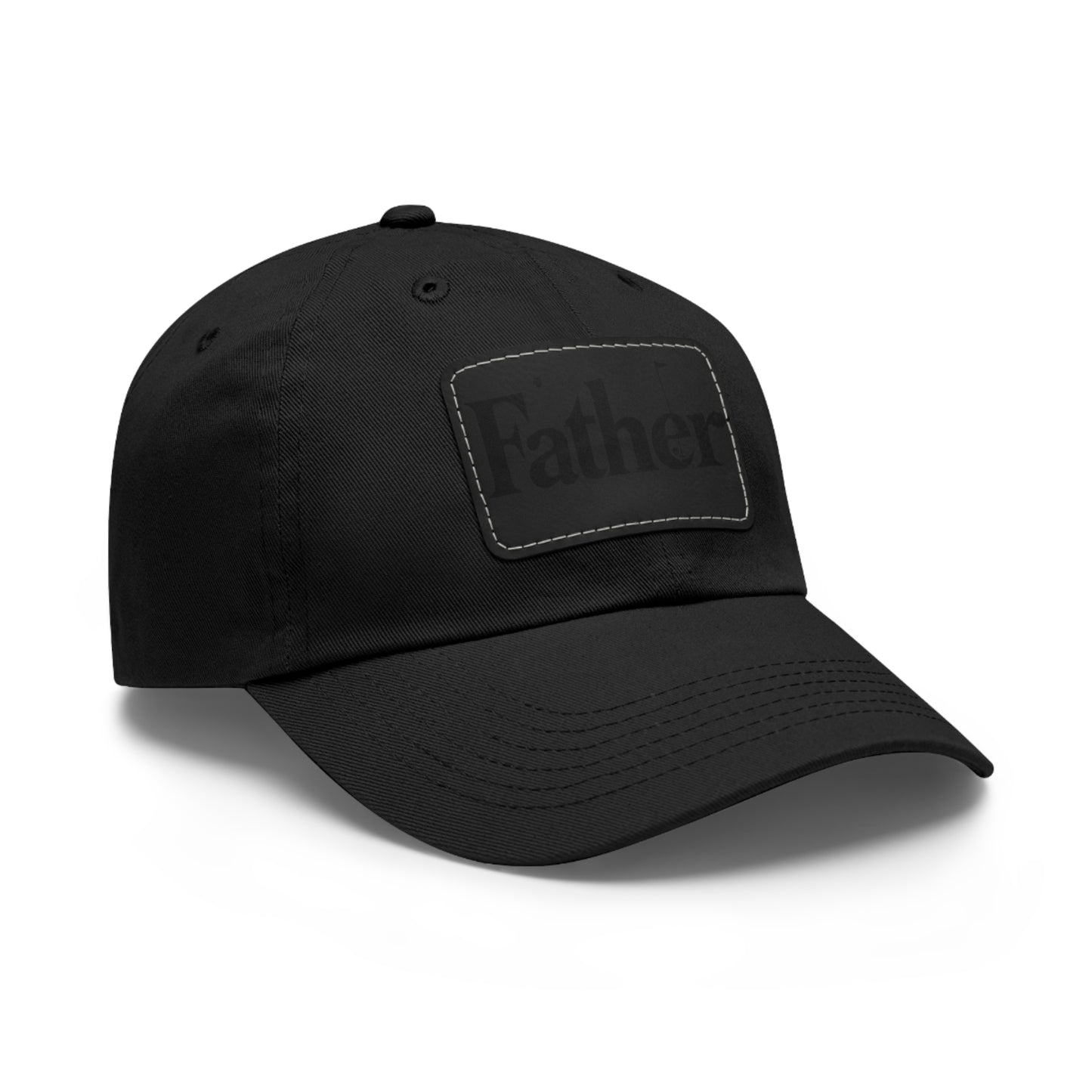 Stylish Father Dad Hat with Leather Patch - Perfect Gift for Dads