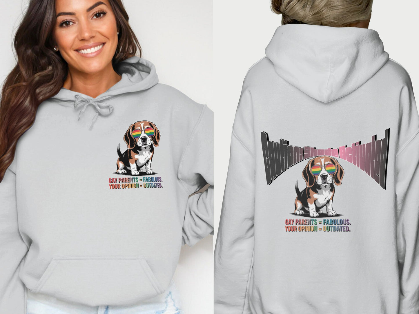 Gay Parents Fabulous Your Opinion Outdated hoodie product