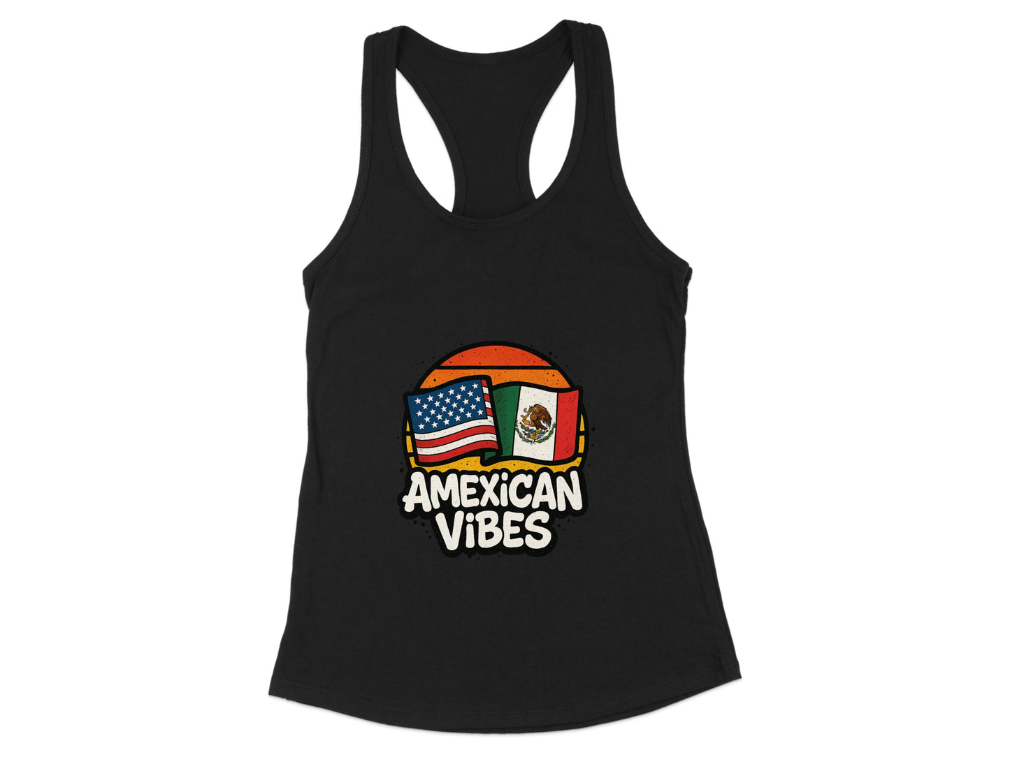 Mexican American Vibes Graphic Women's Tank Top product type