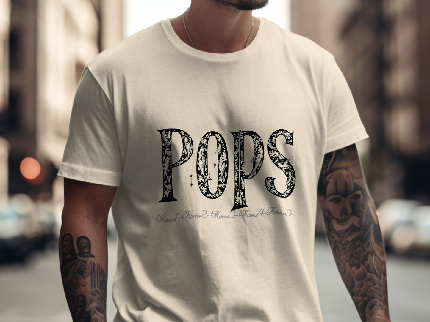 Unique Pops Design Graphic Men's T-Shirt product