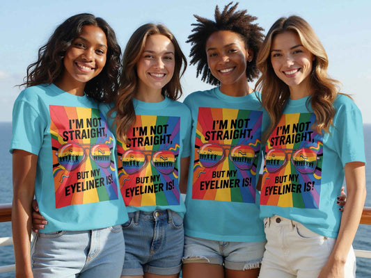 Pride Shirts: Bold Eyeliner LGBTQ+ T-Shirt Collection