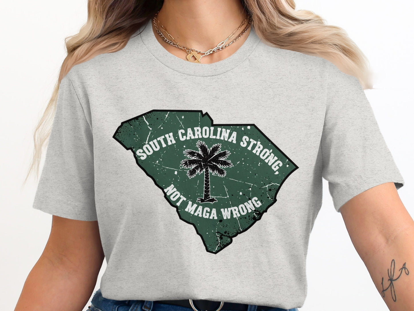 South Carolina Strong Not Maga Wrong Graphic Tee product