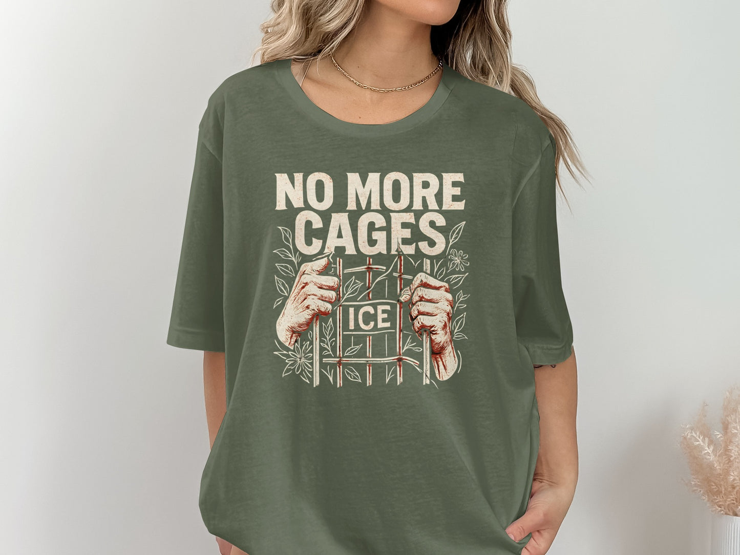 No More Cages ICE Printed Graphic T-Shirt product